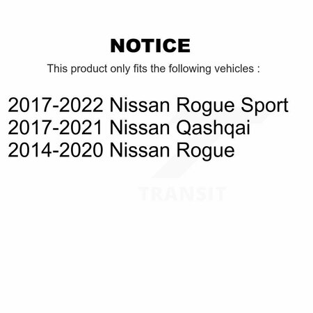 Kugel Front Wheel Bearing And Hub Assembly Pair For Nissan Rogue Sport Qashqai K70-100368